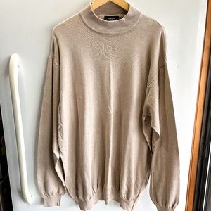 Toscano Mens XLT Mockneck Sweater Made in Italy